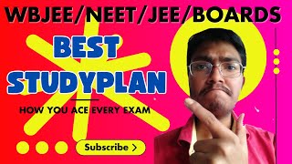 Best Study plan for All students !||Follow This Basic but MOST EFFECTIVE Routine 😊😍#wbjee #jee #neet