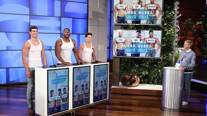 Ellen Challenges More Hotties in Hubba Hubba Quiz ...