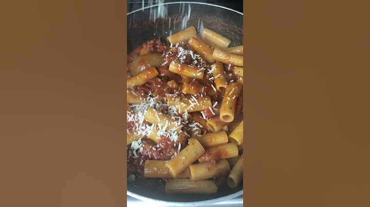 Rigatoni all'Amatriciana!! #shorts #pasta