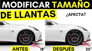 Cambiar LLANTAS de tamaño ¿Es Seguro? - Velocidad Total