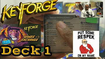 KeyForge | Winds of Exchange | Deck 1 | EndBringer foyoGames on Youtub