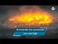 El origen del video del "ojo de fuego" cerca de plataforma de Pemex en Campeche