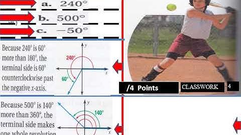9 2 L V Define General Angles and Use Radian Measure Pt 1