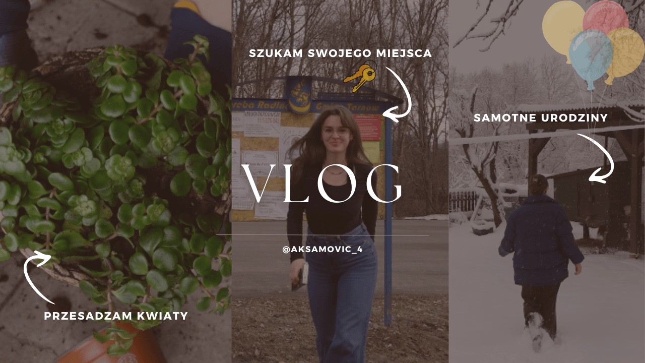 samotne urodziny, szukanie własnego miejsca na ziemi, produkcja monstery i dużo śniegu | vlog