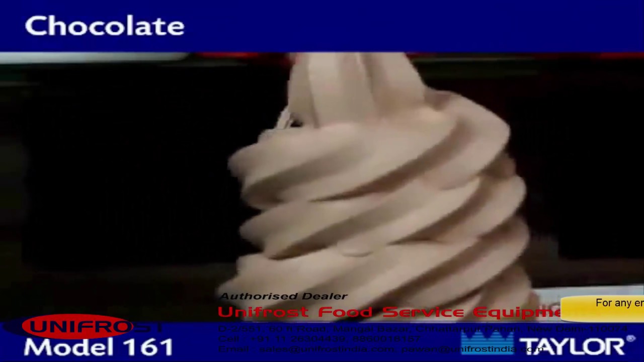 Taylor Model 161 Ice Cream Machine - YouTube