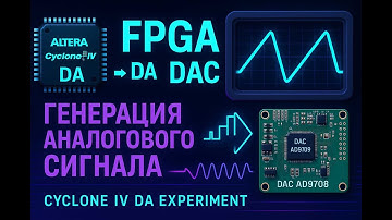 MINI_FPGA (Cyclone IV) #29 Эксперимент 10.1 — Эксперимент по выводу аналого-цифрового сигнала (DA)