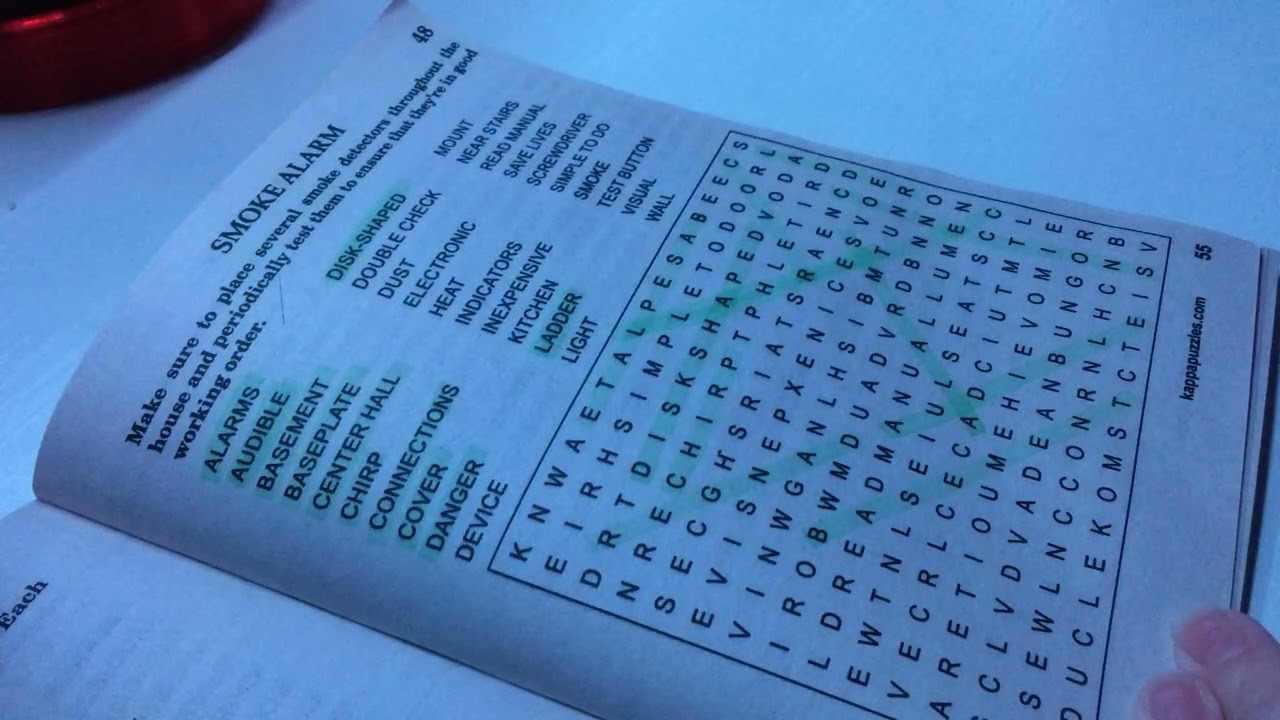 Relaxing ASMR Word Search | No Talking