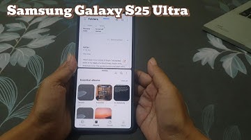 How to open two apps in split screen view using app pair on edge panel on Samsung Galaxy S25 Ultra