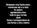 Juan Gabriel - Abrazame Muy Fuerte Letra