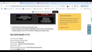 PostgreSQL Database Administration training - Announcement [Feb - 2025]