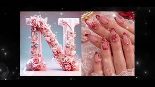 Choose Beautiful Nail designs acc to your name's first letter part-1 🤩 #design #gown#viral#trending
