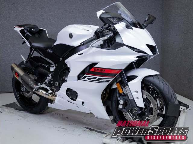  Full White Moto Fitting For Yamaha YZFR6 YZF R6 YZF-R6