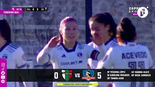 #GolesP11 Palestino 0-5 Colo-Colo Fecha 9 1R Campeonato Nacional Femenino SQM 08-05-2024