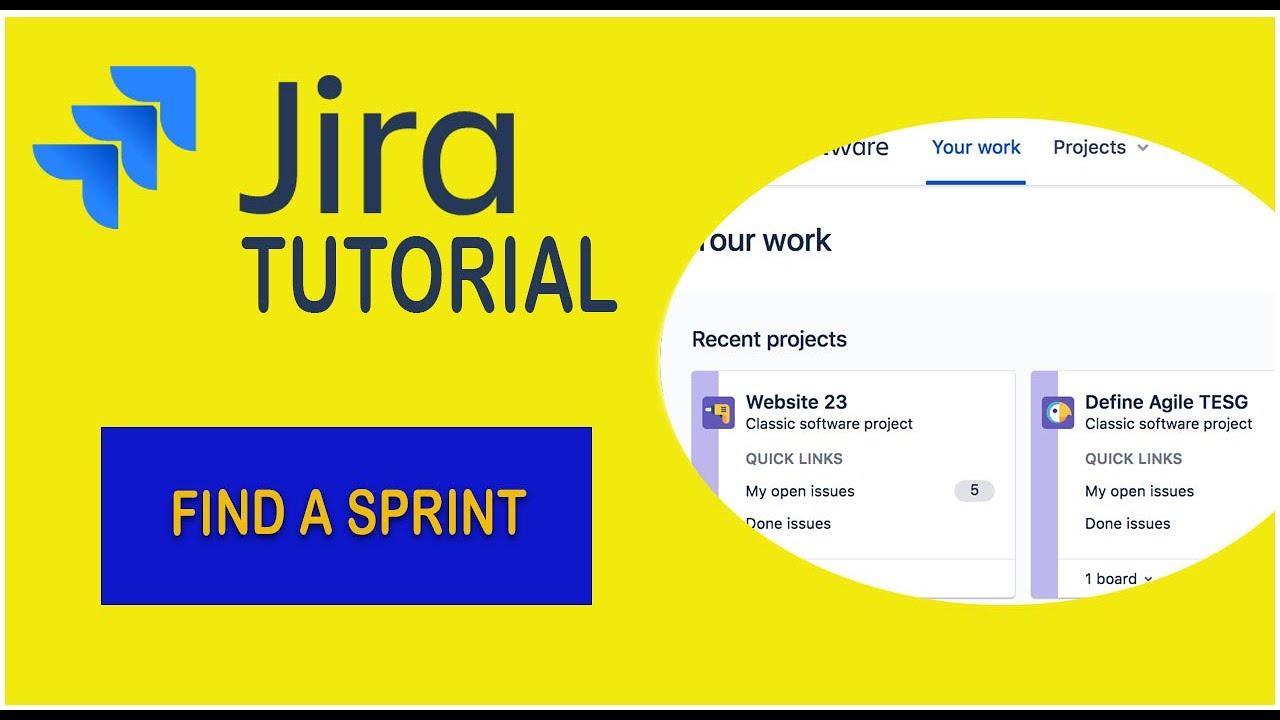 How To Find A Sprint -  Jira Tutorial 2021
