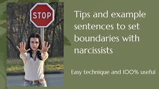 Guaranteed tips and examples to set boundaries | Captions #healing #narcissist #covert #boundaries