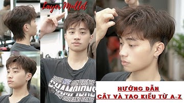 Hướng dẫn Chi Tiết Cắt Và Sấy Vuốt Tạo Kiểu Tóc Layer Mullet Siêu Đẹp | TUẤN BARBER SHARING