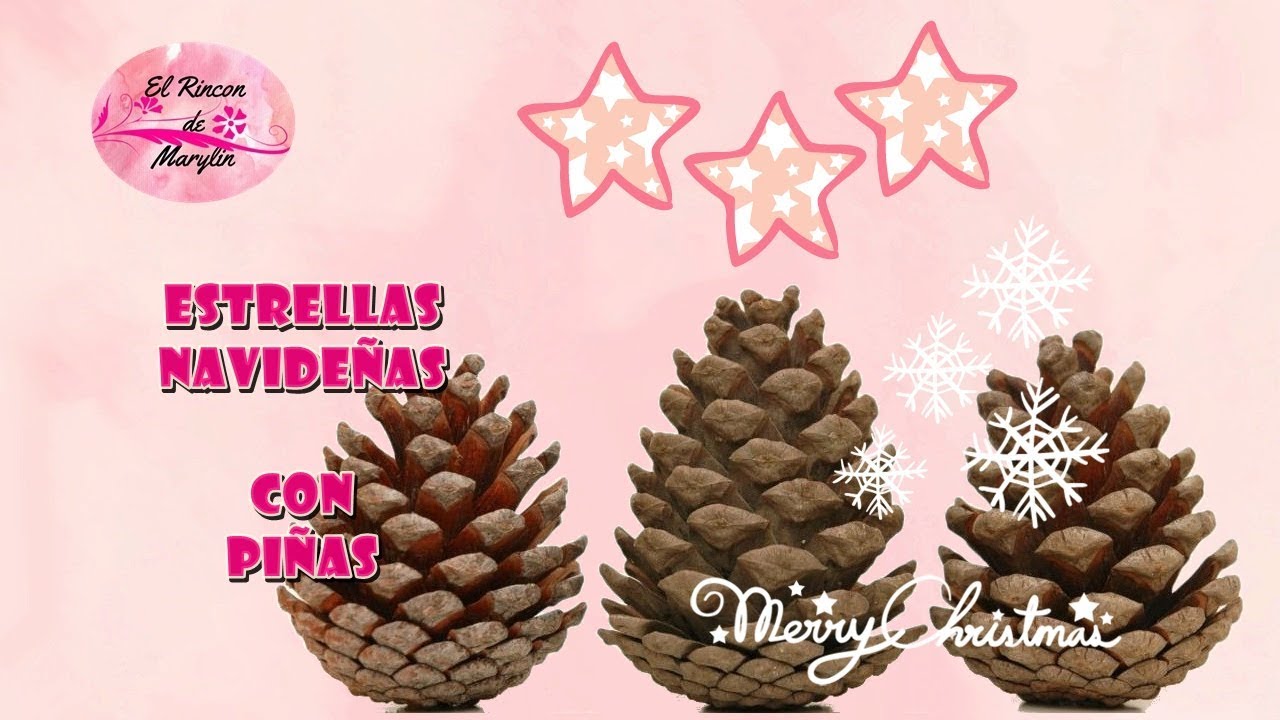 ️ ️ ️👉 IDEAS Navideñas con PIÑAS - YouTube