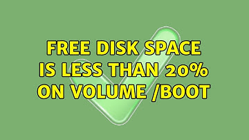Ubuntu: Free disk space is less than 20% on volume /boot (2 Solutions!!)