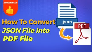 How To Convert Json File Into Pdf File | Pdf File Showing Error