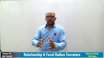 Relation b/w focal length & Radius of curvature (Convex Mirror)