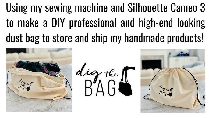 YSL dust bag turned into a handbag! #fashion #sewing #handbag #upcycle