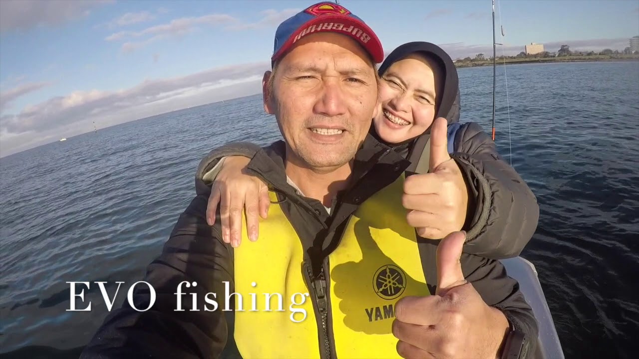 MANCING ikan KAKAP MERAH di MELBOURNE, EVO FISHING newport AUSTRALIA