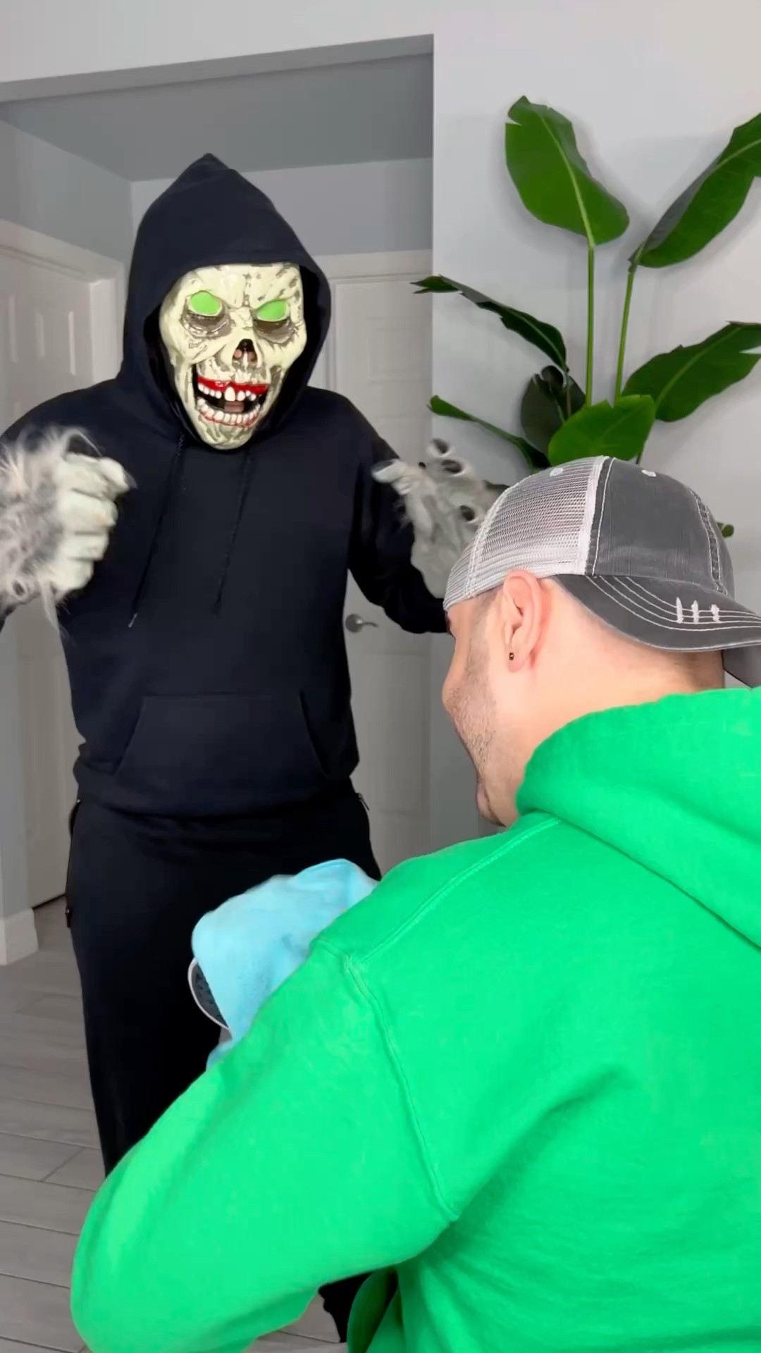 He found monster when cleaning shoe ? #shorts