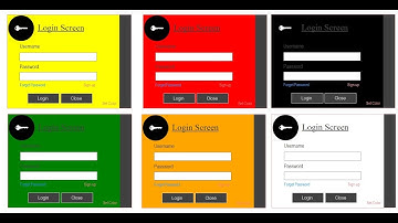 How to Create Login Account Screen More then Color Design in Csharp Visual Studio 2012