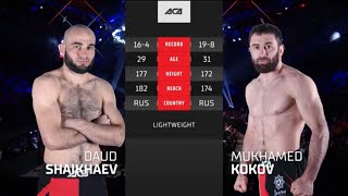 Дауд Шайхаев vs. Мухамед Коков | Daud Shaikhaev vs. Mukhamed Kokov | ACA 170