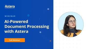 [WEBINAR] AI-Powered Document Processing with Astera