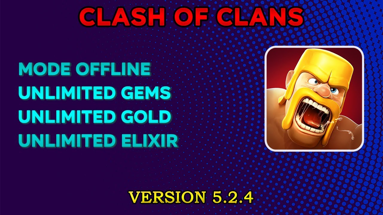 Clash Of Clans Offline V5 2 4 MOD YouTube clash-of-clans-offline-v5-2-4-mod-youtube