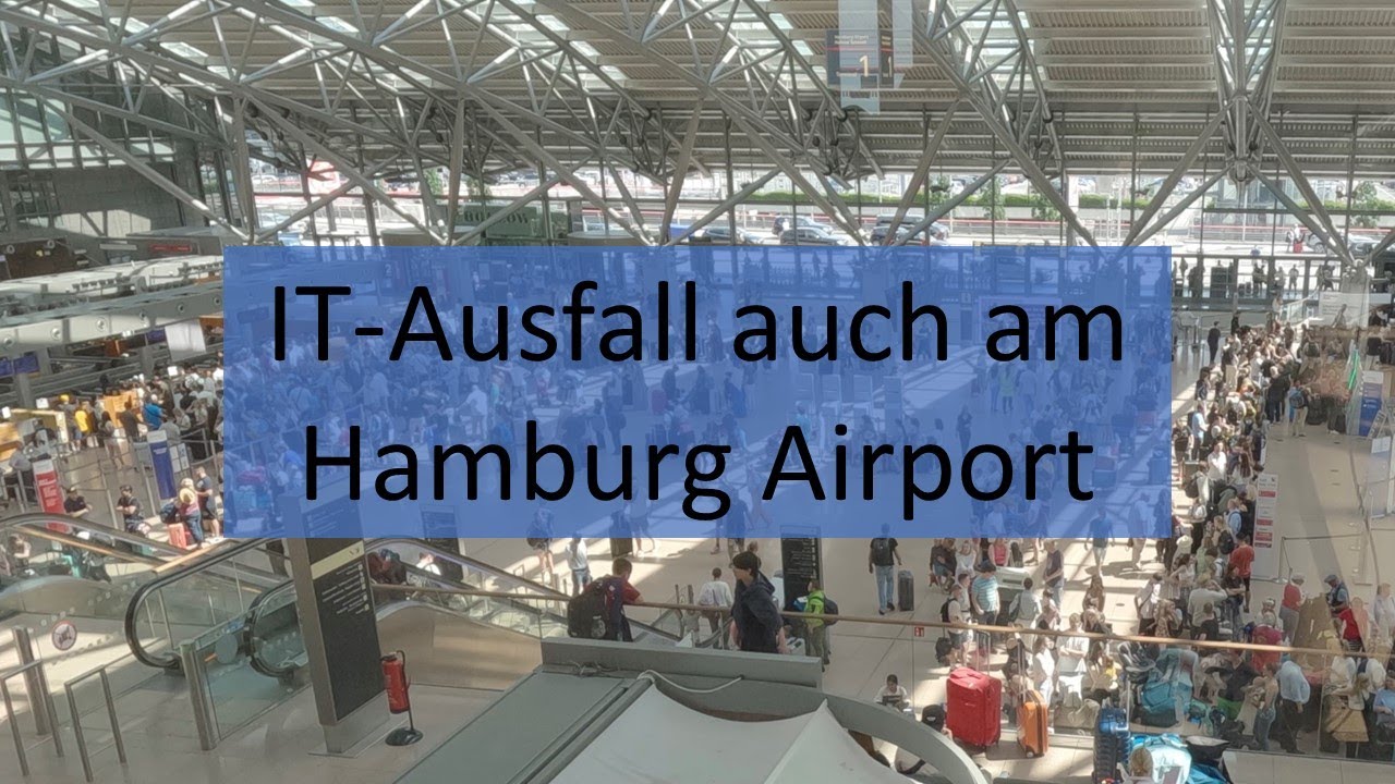 Chaos am Hamburg Airport | IT-Ausfall stört Ferienstart