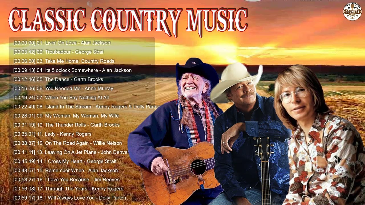 As 100 Melhores Músicas Country Clássicas Dos Anos 60, 70 e 80 - Música  Country Mais Antiga 