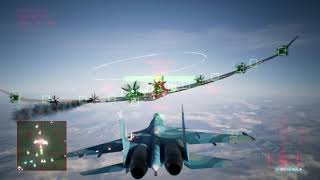 ACE COMBAT 7 Stonehenge Defensive Fight with Arsenal Bird