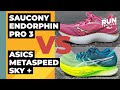 Saucony Endorphin Pro 3 Vs ASICS Metaspeed Sky   : Which carbon plated racer do we prefer?