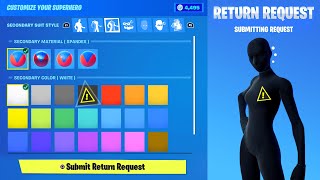 REFUNDING Superhero Skins in Fortnite! (FREE Refund) - Black Superhero Skin Nerf