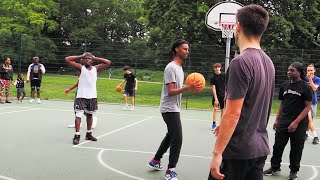 4v4 park basketball