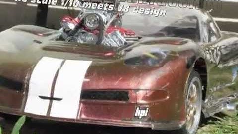 RC scale 1/10 meets V8 Design - Willkommen in meiner RC Garage