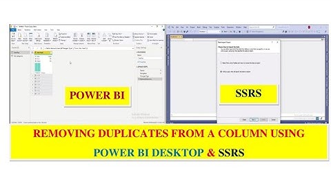 how to remove duplicate values using power bi & ssrs||#realtimescenario1|#msbi#powerbi#duplicates