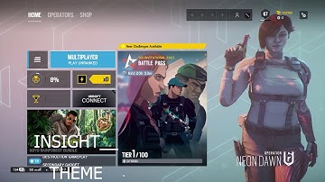 Rainbow six operation neon dawn menu theme song