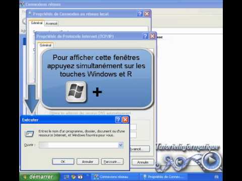 Créer une adresse IP fixe sous Windows XP