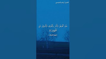 سورة الأعراف ( ١٩٧ - ٢٠٠) / ياسر الدوسري