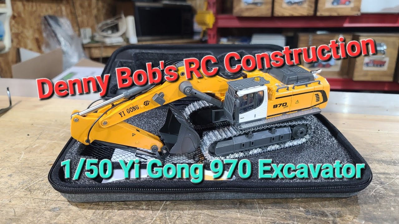げんじ様向け　未使用 YI GONG 1/50 ラジコン ショベルカー 970 My 1/50 Yi Gong Liebherr 970 RC Excavator Unboxing and Review