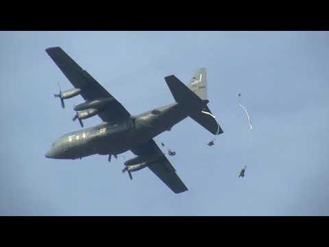 US Army - Airborne Operation at Juliet Drop Zone in Pordenone, Italy