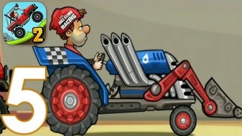 Hill Climb Racing 2: Gameplay Walkthrough Part 5 - Tractor (IOS, Android)