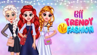 Bff Trendy K-Fashion - Princess Dress Up Games screenshot 5