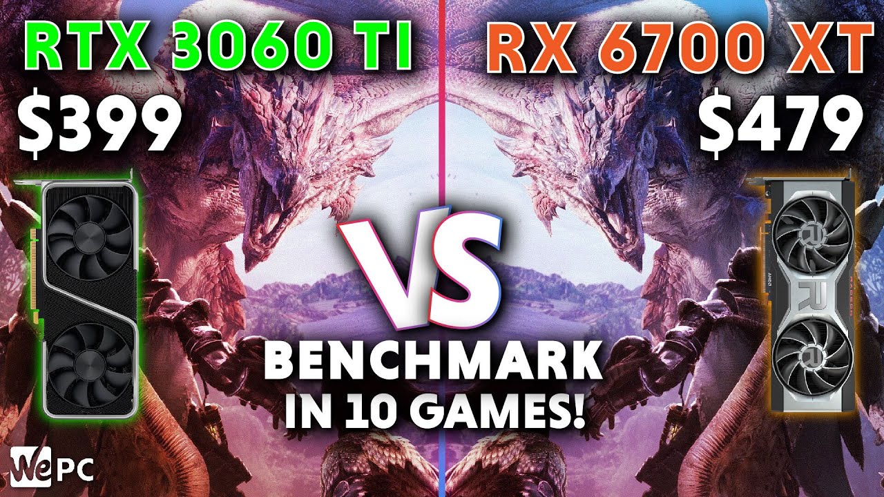 Rtx 3060 Ti Vs Rx 6700 Xt Gpu Benchmarks 1080p 1440p 4k Youtube