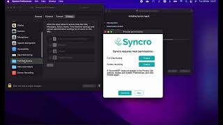 Install Syncro Mac OS with permissions