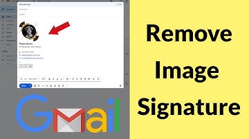 How to Remove Image Signature from Gmail Email?