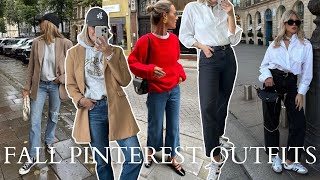 RECREATING FALL PINTEREST OUTFITS 2023 | Casual Outfit Ideas